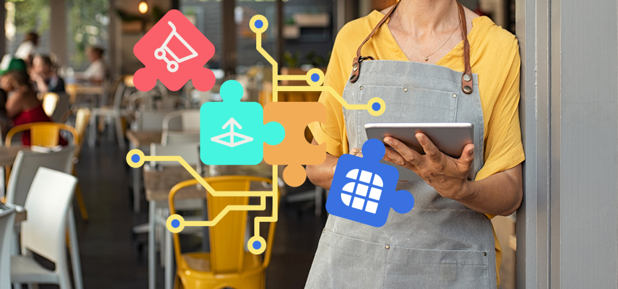 End to end integrated experience, payments, self service, and delivery